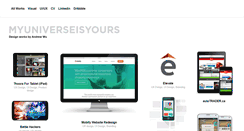 Desktop Screenshot of myuniverseisyours.com