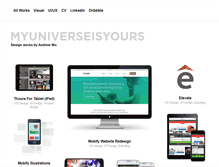 Tablet Screenshot of myuniverseisyours.com